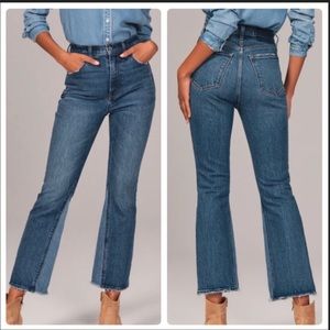 Abercrombie & Fitch Ultra High Rise Kick Flare Jeans